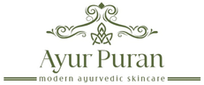 AyurPuran modern ayurvedic skincare logo